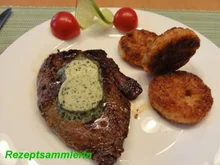 Fleisch:     HÜFTSTEAK mit Kräuterbutter - Rezept