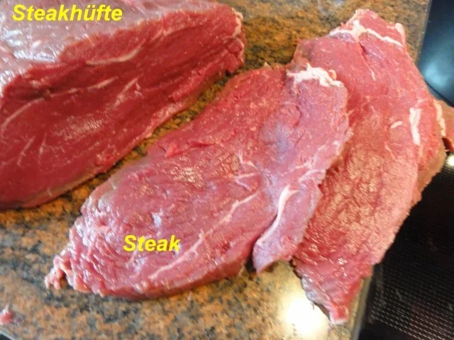 Fleisch:     HÜFTSTEAK mit Kräuterbutter - Rezept - Bild Nr. 3