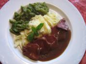 Schweinezunge in Madeirasoße... - Rezept