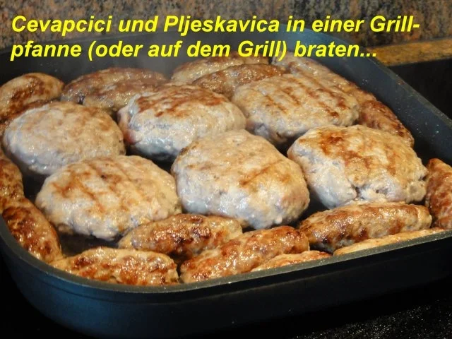Fleisch:   GRILLTELLER   kroatische Art - Rezept - Bild Nr. 5