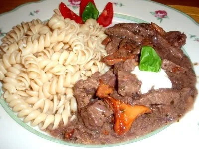 Rindsgeschnetzeltes mit Rotweinschalotten und Schwammerl - Rezept - Bild Nr. 4