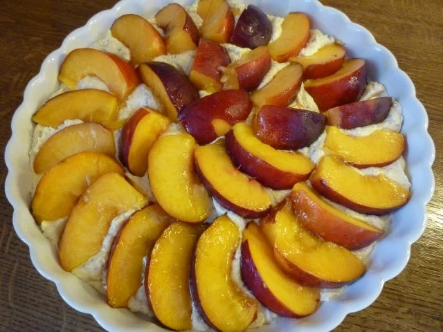 Rezept: Nektarinenkuchen mit Mandeln Bild Nr. 2 Nektarinenkuchen mit Mandeln - Rezept - Bild Nr. 2