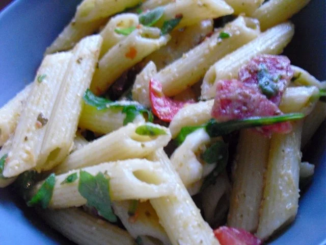 Mediterraner Nudelsalat - Rezept