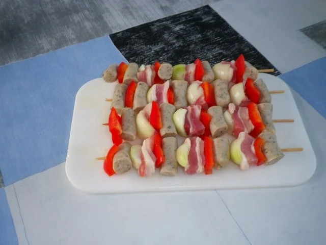 Rezept: Nürnberger - Bauch - Spieße Bild Nr. 2 Nürnberger - Bauch - Spieße - Rezept - Bild Nr. 2