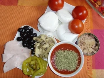 Preiswerte Pizza..... - Rezept