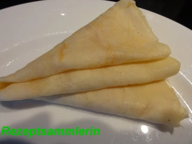 Dessert:   CRÊPES französische Art - Rezept