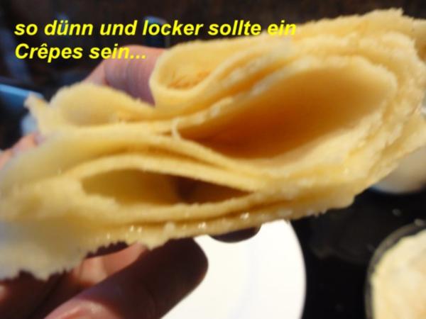 Dessert: CRÊPES französische Art - schnell &amp; einfach - von Rezeptsammlerin
