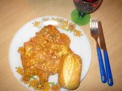 Gyros in Metaxasosse - Rezept