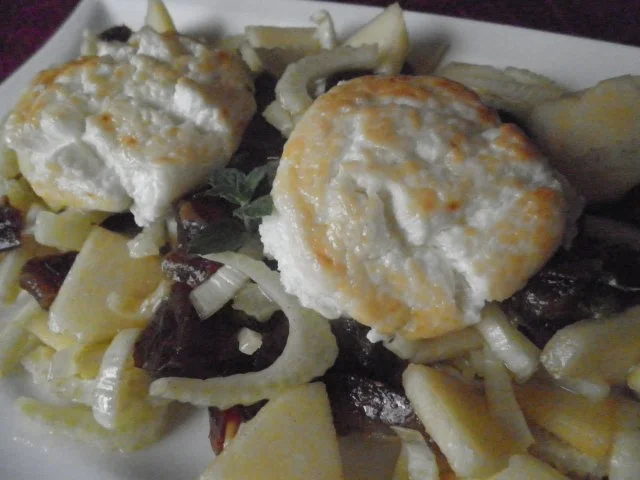 Gratinierte Ziegenfrischkäsetaler ... - Rezept