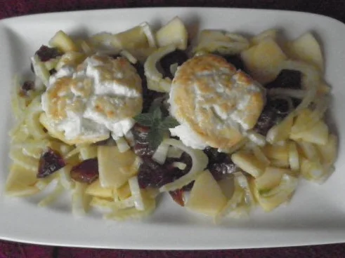 Gratinierte Ziegenfrischkäsetaler ... - Rezept - Bild Nr. 2