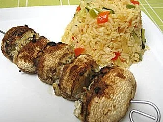 gefüllte Champignons - Rezept