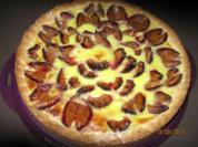 Zwetschenkuchen mit Vanillecreme - Rezept