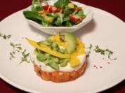 Lachstatar liebt Avocado und Mango - Rezept