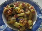 Zucchini-Kartoffel-Pfanne (Resteverwertung) ww-geeignet - Rezept