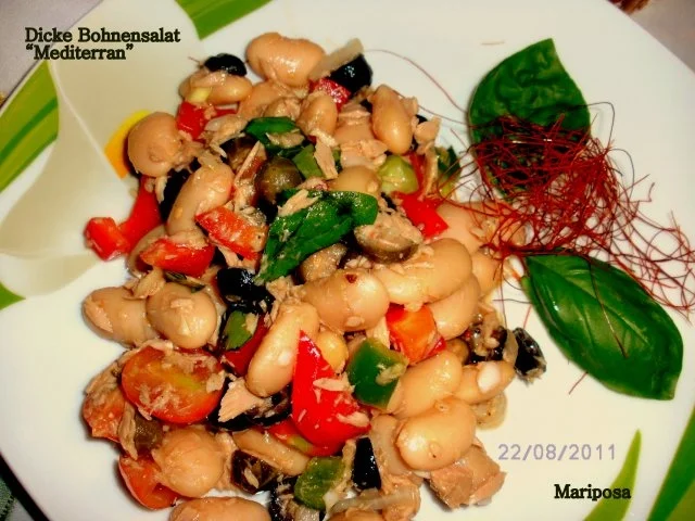 Dicke Bohnensalat "Mediterran" - Rezept - Bild Nr. 3