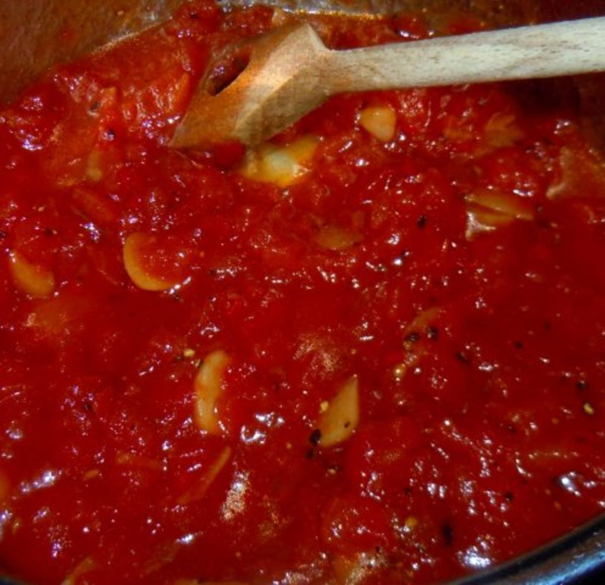 Würzige Hähnchenbrust auf Tomaten-Joghurt-Sauce mit Basmati-Reis - Rezept - Bild Nr. 6