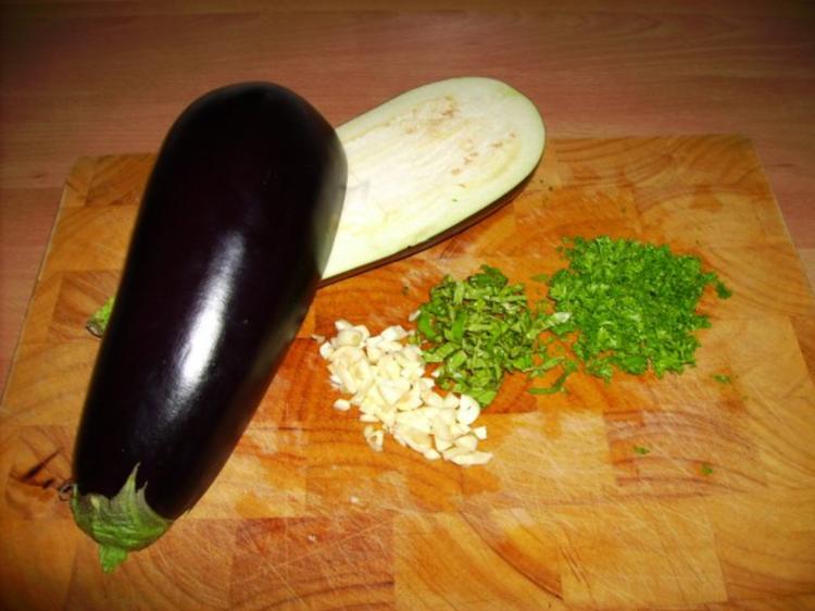 Marinierte Auberginen - einfach - 54 kcal/100g