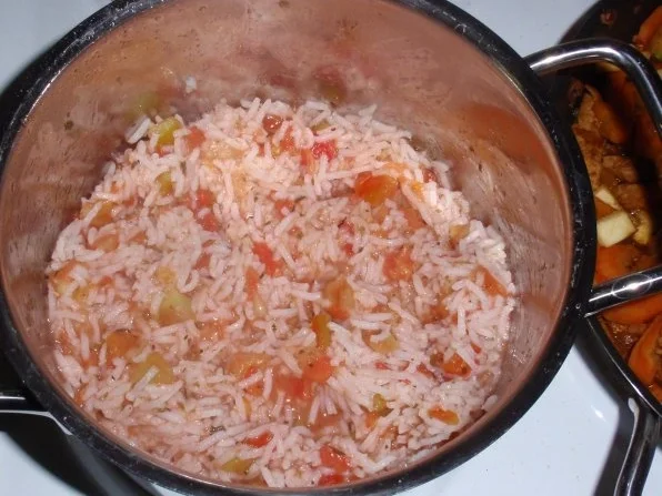 Rezept: Tomatenreis mit Filet-Gemüse-Pfanne Bild Nr. 12 Tomatenreis mit Filet-Gemüse-Pfanne - Rezept - Bild Nr. 12