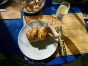 Geflügel: Tandoori-Hähnchen mit Ciabatta - Rezept