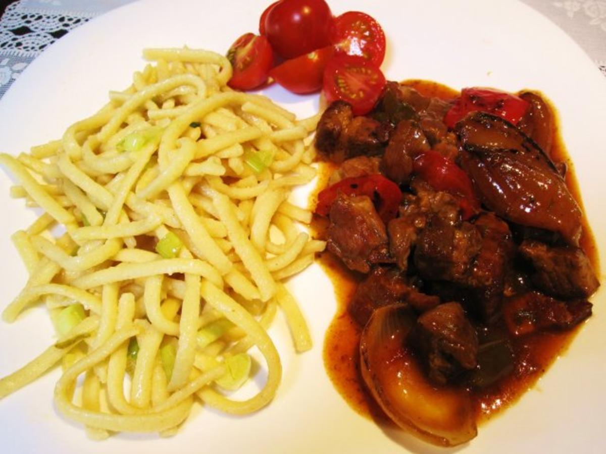 Bilder für Spätzle mit Lauchzwiebeln ... - Rezept