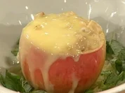 Rezept: Apfelrisotto mit Walnüssen und französischem Rohmilchkäse a la Kim Apfelrisotto mit Walnüssen und französischem Rohmilchkäse a la Kim - Rezept