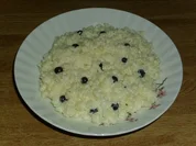 Mikrowellen Milchreis mit Heidelbeeren - Rezept