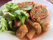 Hackbraten mit Paprika im Speckmantel - Rezept