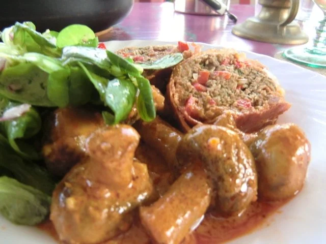 Rezept: Hackbraten mit Paprika im Speckmantel Bild Nr. 8 Hackbraten mit Paprika im Speckmantel - Rezept - Bild Nr. 8