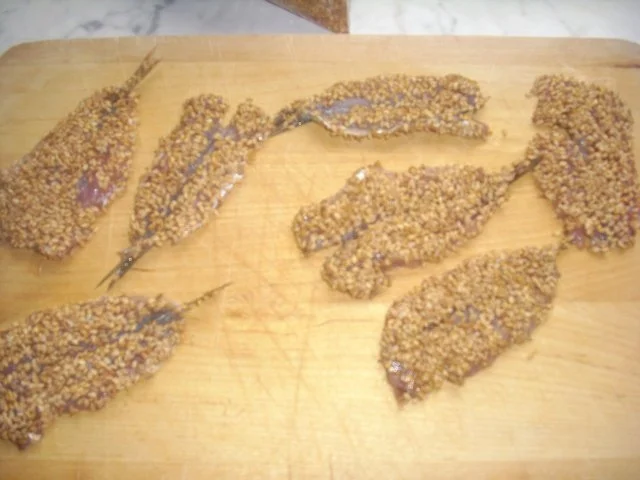 Rezept: Sardinen in Sesam Bild Nr. 3 Sardinen in Sesam - Rezept - Bild Nr. 3