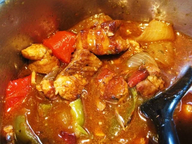 Schweins-Ragout mit viel Gemüse drin - Rezept - Bild Nr. 6