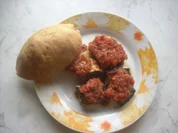 Auberginen-Zucchini Röllchen mit Räucherfisch-Gemüse Füllung - Rezept