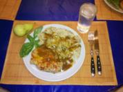 Fleisch: Sambal Oelek-Steaks mit Wildsauce und Steinpilznudeln - Rezept