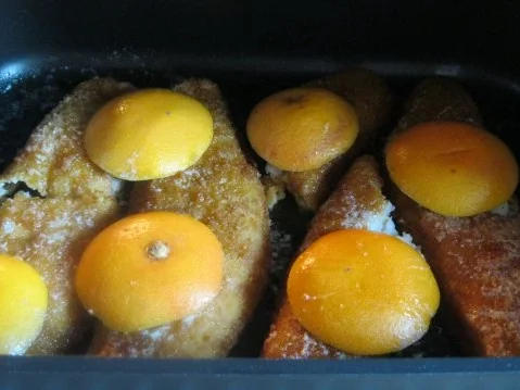 Paniertes Dorschfilet mit Grapefruitgemüse - Rezept - Bild Nr. 3