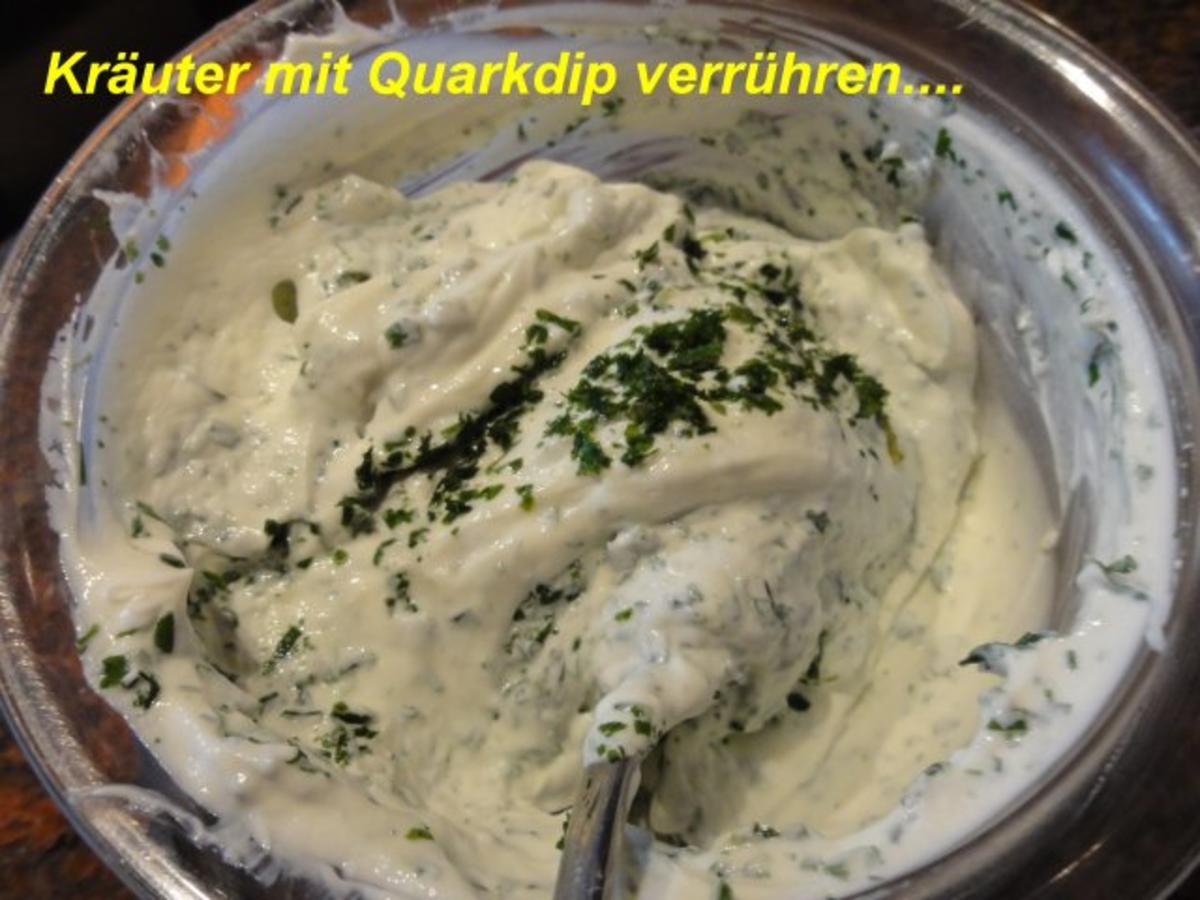 Kartoffel:   BACKKARTOFFEL mit Kräuterdip - Rezept - Bild Nr. 5