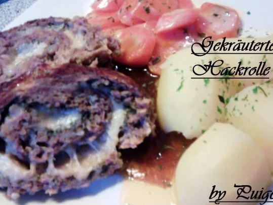 Rezept: Gekräuterte Hackrolle Gekräuterte Hackrolle - Rezept