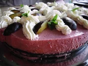Pflaumensahnetorte mit Rotwein - Rezept