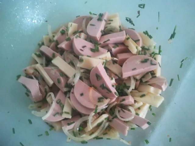 Nightcookers Wurstsalat Resteverwertung - Rezept - Bild Nr. 6