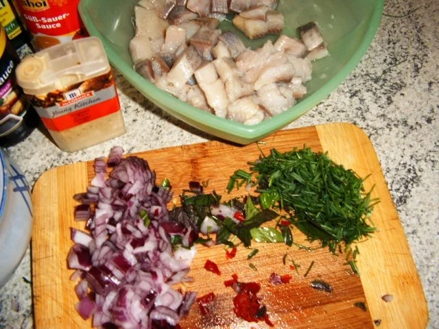 scharf-süßer Matjessalat - Rezept - Bild Nr. 3