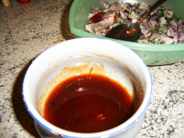 scharf-süßer Matjessalat - Rezept - Bild Nr. 5