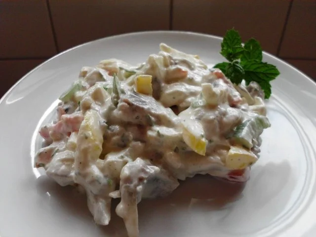 Paprika-Matjes-Salat - Rezept