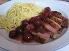 Entenbrust mit Kirschen - Rezept
