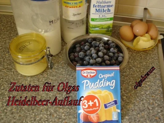 Olga´s Heidelbeer-Auflauf - Rezept - Bild Nr. 2