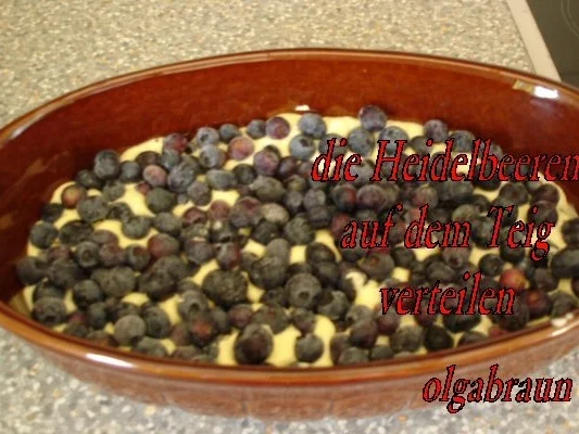 Olga´s Heidelbeer-Auflauf - Rezept - Bild Nr. 4