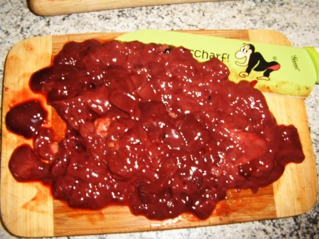 Rezept: Leber-Hack-Soße mit Nudeln Bild Nr. 5 Leber-Hack-Soße mit Nudeln - Rezept - Bild Nr. 5