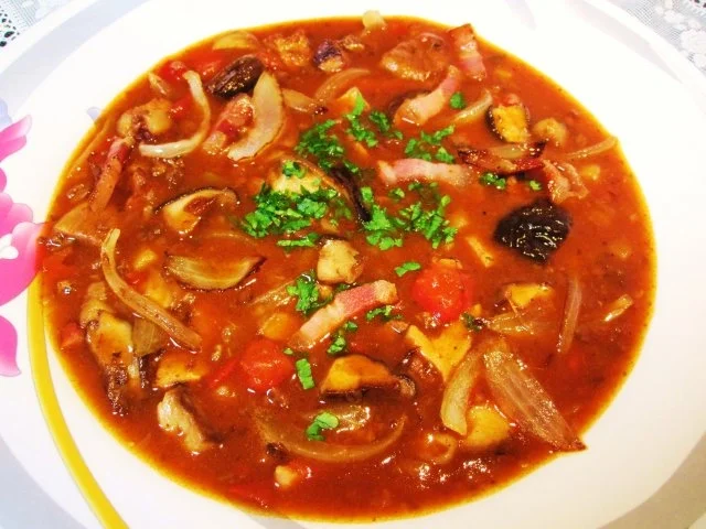 Steinpilz-Gulaschsuppe ... - Rezept - Bild Nr. 8