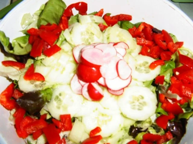 Sommersalat mit Geflügelleber - Rezept - Bild Nr. 3