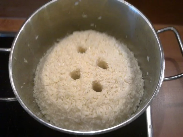 Reste-Ragout in Rotweinsauce auf Persischem Knusperreis - Rezept - Bild Nr. 5