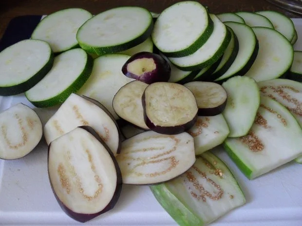 Lasagne mit Zucchini und Auberginen - Rezept - Bild Nr. 4