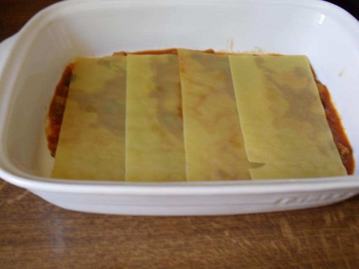 Lasagne mit Zucchini und Auberginen - Rezept - Bild Nr. 8