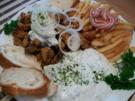 Geschnetzeltes nach Gyros Art.. mit Bratpommes und Zaziki - Rezept